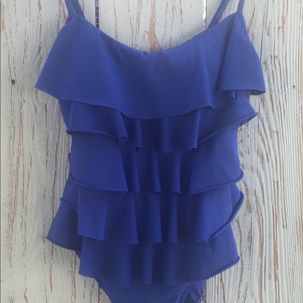 Ruffled One Piece Bathing Suit